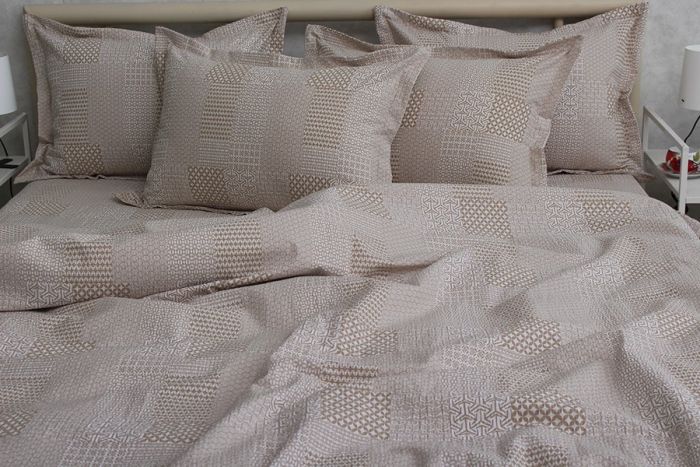 Комплект постільної білизни сімейний наволочки 70*70см Ранфорс Gofre RG-5