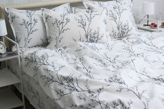 Комплект постільної білизни сімейний наволочки 70*70см Ранфорс Gofre RG-8