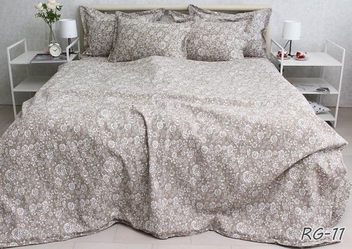 Комплект постільної білизни сімейний наволочки 50*70см Ранфорс Gofre RG-11