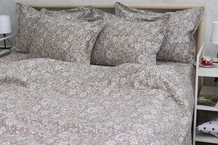 Комплект постільної білизни сімейний наволочки 70*70см Ранфорс Gofre RG-11