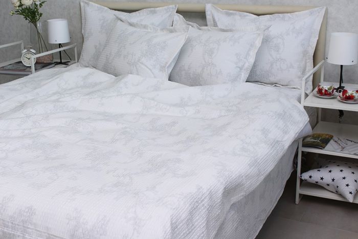 Комплект постільної білизни сімейний наволочки 70*70см Ранфорс Gofre RG-12