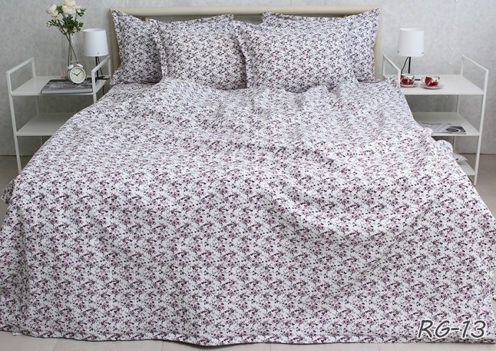 Комплект постільної білизни сімейний наволочки 50*70см Ранфорс Gofre RG-13