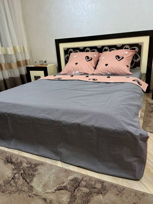 Комплект постільної білизни двоспальний Премиум 02-014-5 Бязь наволочки 70*70см