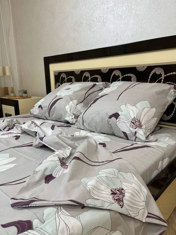 Комплект постільної білизни двоспальний Премиум 02-014-6 Бязь наволочки 70*70см