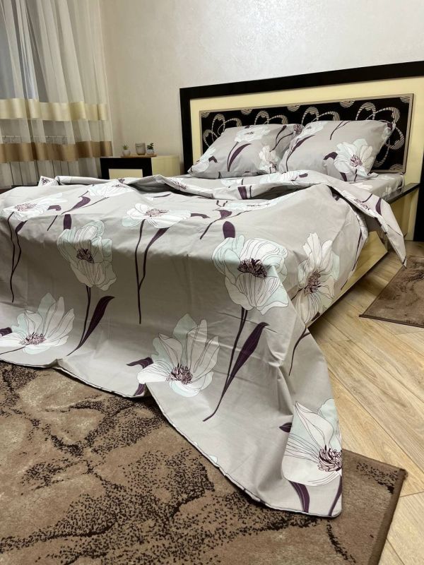 Комплект постільної білизни двоспальний Премиум 02-014-6 Бязь наволочки 70*70см