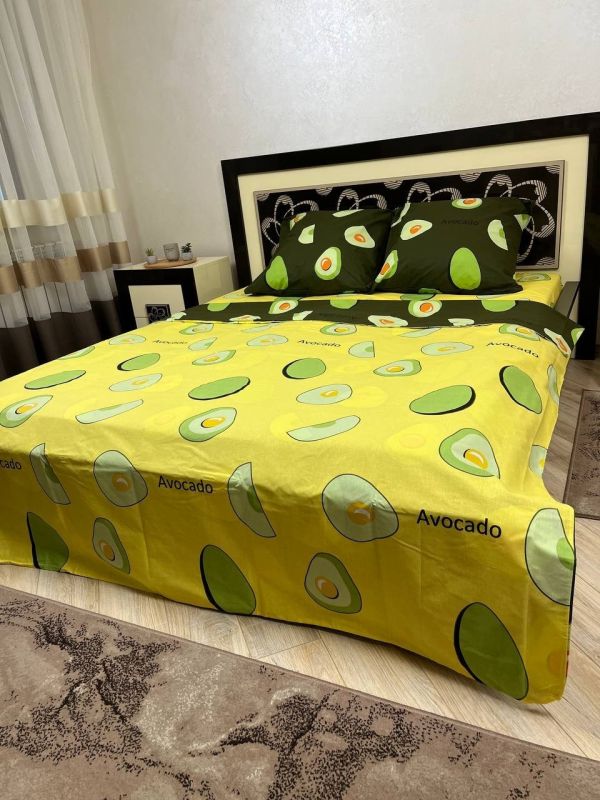 Комплект постільної білизни двоспальний Премиум 02-014-7 Бязь наволочки 70*70см