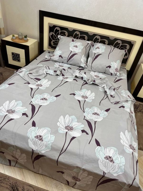 Комплект постільної білизни євро Премиум 03-007-5 Бязь наволочки 70*70см