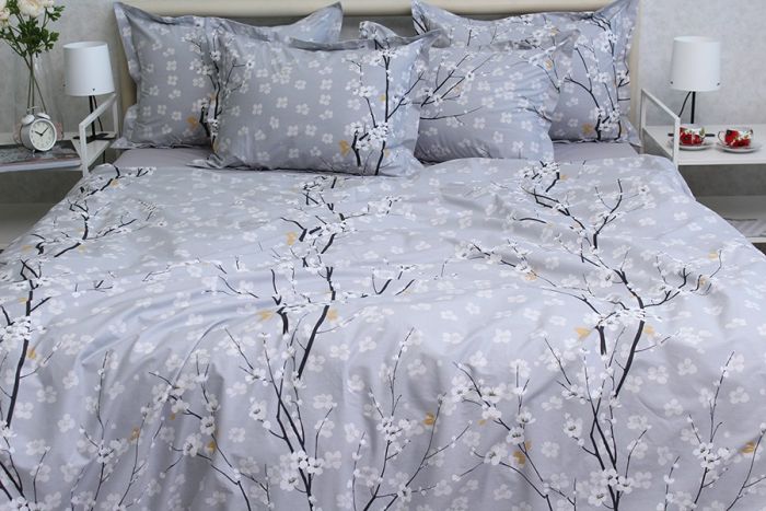 Комплект постільної білизни двоспальний наволочки 70*70см TURKISH COTTON PT-R01