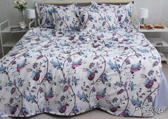 Комплект постільної білизни двоспальний наволочки 50*70см TURKISH COTTON PT-R06