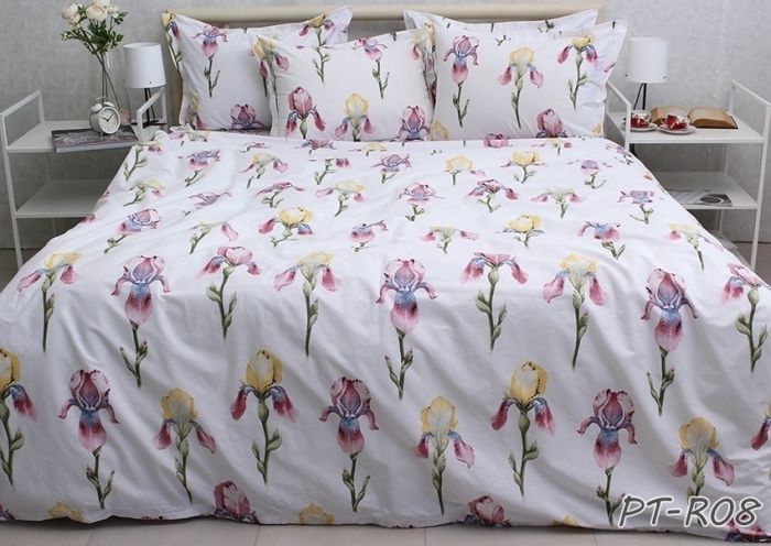 Комплект постільної білизни двоспальний наволочки 50*70см TURKISH COTTON PT-R08