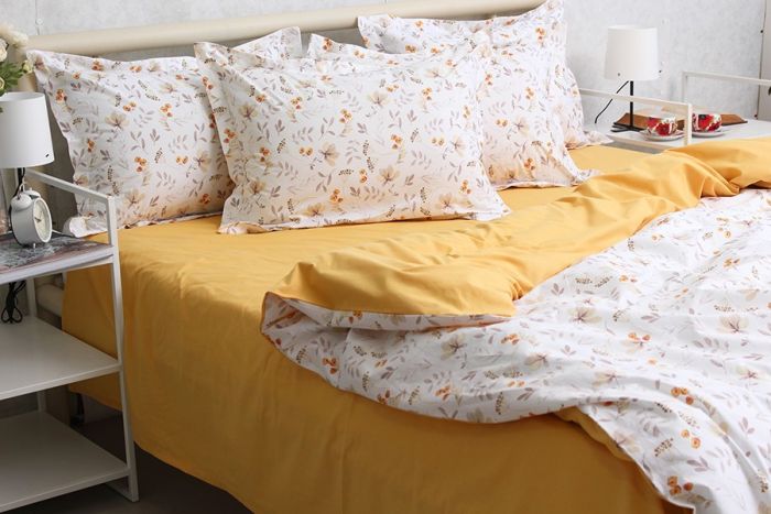 Комплект постільної білизни двоспальний наволочки 70*70см TURKISH COTTON PT-R14