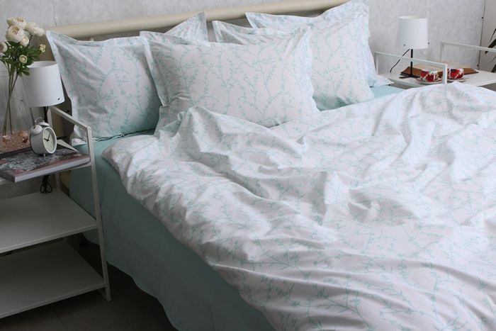 Комплект постільної білизни двоспальний наволочки 70*70см TURKISH COTTON PT-R17