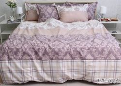 Комплект постільної білизни двоспальний наволочки 50*70см TURKISH COTTON PT-R20