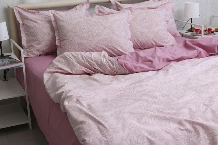 Комплект постільної білизни двоспальний наволочки 70*70см TURKISH COTTON PT-R24