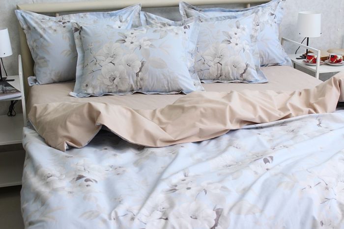 Комплект постільної білизни двоспальний наволочки 50*70см TURKISH COTTON PT-R25