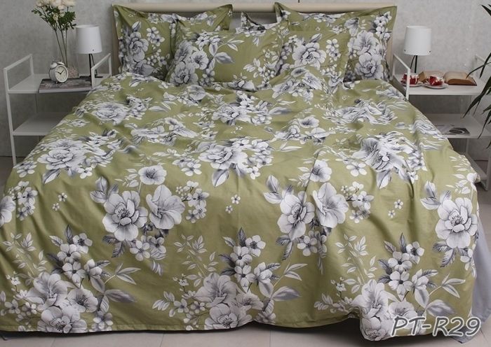 Комплект постільної білизни двоспальний наволочки 50*70см TURKISH COTTON PT-R29