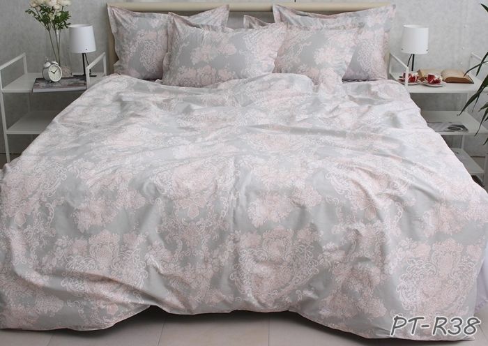 Комплект постільної білизни двоспальний наволочки 50*70см TURKISH COTTON PT-R38