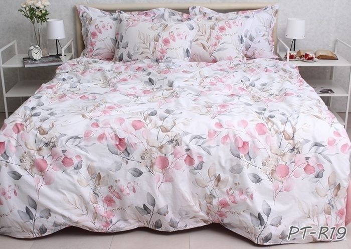 Комплект постільної білизни євро наволочки 50*70см TURKISH COTTON PT-R19