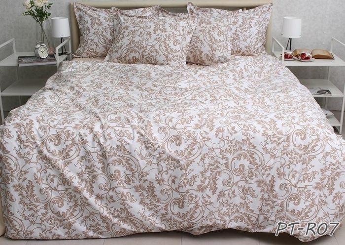 Комплект постільної білизни сімейний наволочки 70*70см TURKISH COTTON PT-R07