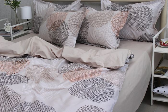 Комплект постільної білизни сімейний наволочки 70*70см TURKISH COTTON PT-R11