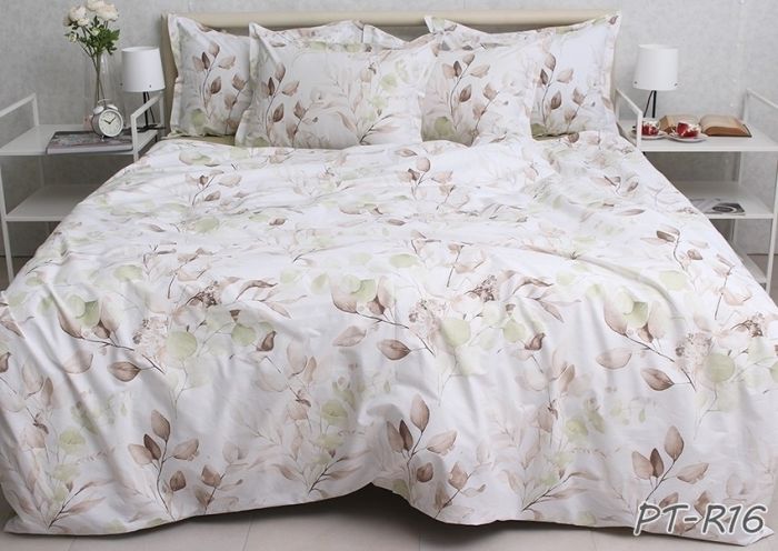 Комплект постільної білизни сімейний наволочки 70*70см TURKISH COTTON PT-R16