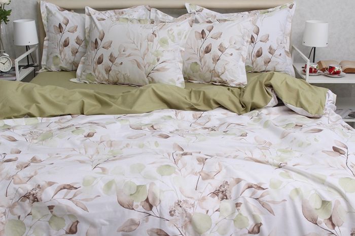 Комплект постільної білизни сімейний наволочки 70*70см TURKISH COTTON PT-R16