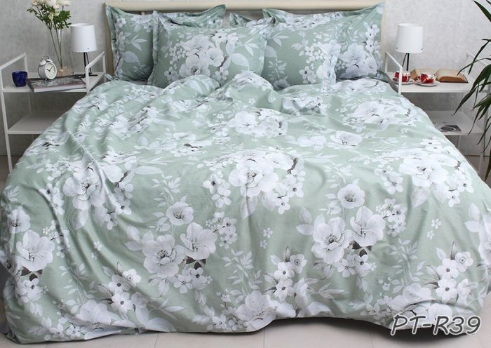 Комплект постільної білизни сімейний наволочки 50*70см TURKISH COTTON PT-R39