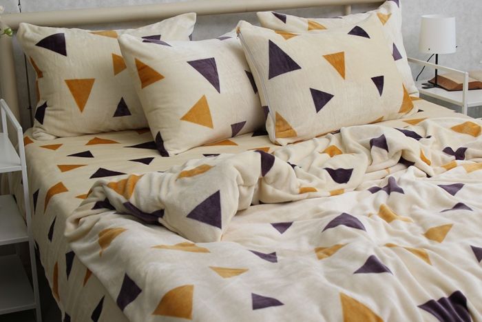 Комплект постільної білизни євро наволочки 50*70см велсофт (мікрофібра) ALM1920