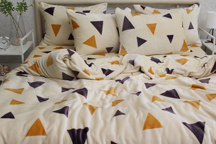 Комплект постільної білизни євро наволочки 50*70см велсофт (мікрофібра) ALM1920