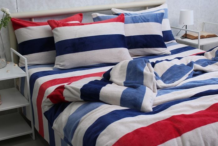 Комплект постільної білизни євро наволочки 50*70см велсофт (мікрофібра) ALM1923