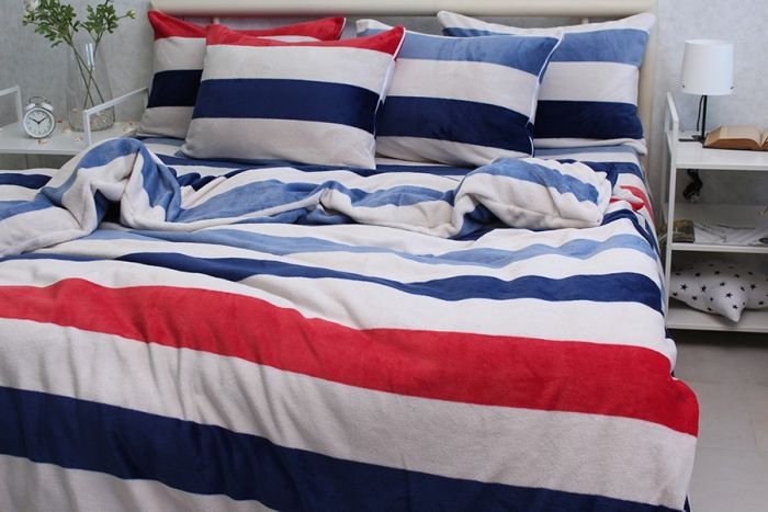 Комплект постільної білизни євро наволочки 50*70см велсофт (мікрофібра) ALM1923