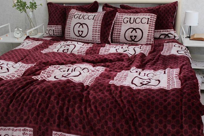 Комплект постільної білизни євро наволочки 50*70см велсофт (мікрофібра) VL1377