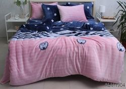 Комплект постільної білизни сімейний наволочки 50*70см велсофт (мікрофібра) ALM1904