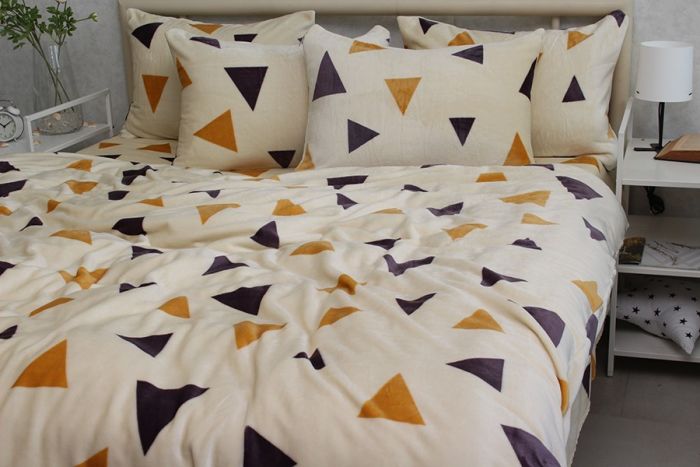 Комплект постільної білизни сімейний наволочки 50*70см велсофт (мікрофібра) ALM1920