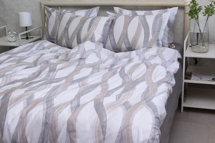 Комплект постільної білизни двоспальний наволочки 50*70см Сатин S541