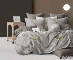 Комплект постільної білизни двоспальний наволочки 70*70см Сатин S542