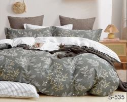 Комплект постільної білизни євро наволочки 50*70см Сатин S535