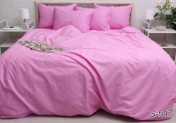 Комплект постільної білизни євро наволочки 50*70см Сатин S-547