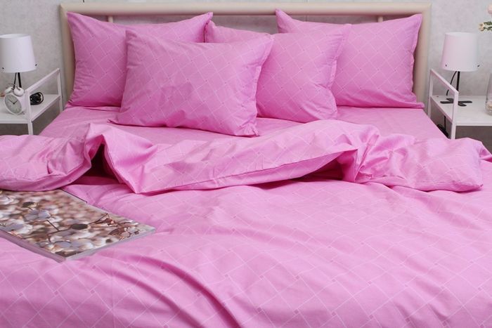 Комплект постільної білизни євро наволочки 50*70см Сатин S-547