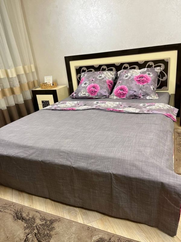 Комплект постільної білизни євро Премиум 03-007-1-2 Бязь наволочки 50*70см