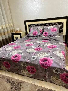 Комплект постільної білизни євро Премиум 03-007-1-2 Бязь наволочки 50*70см