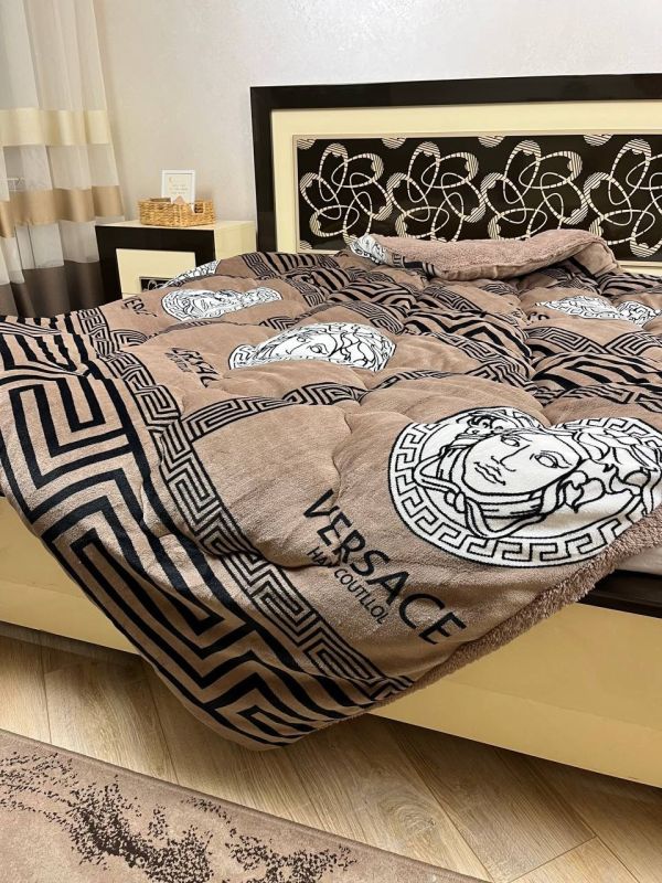 Ковдра-покривало фліс + вовна DR-01