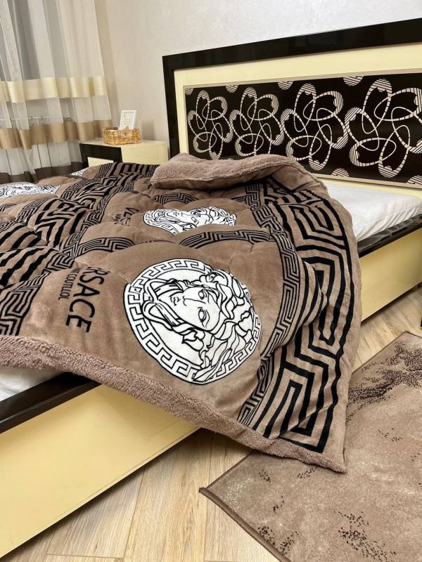 Ковдра-покривало фліс + вовна DR-01