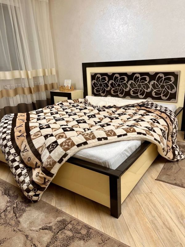 Ковдра-покривало фліс + вовна DR-05