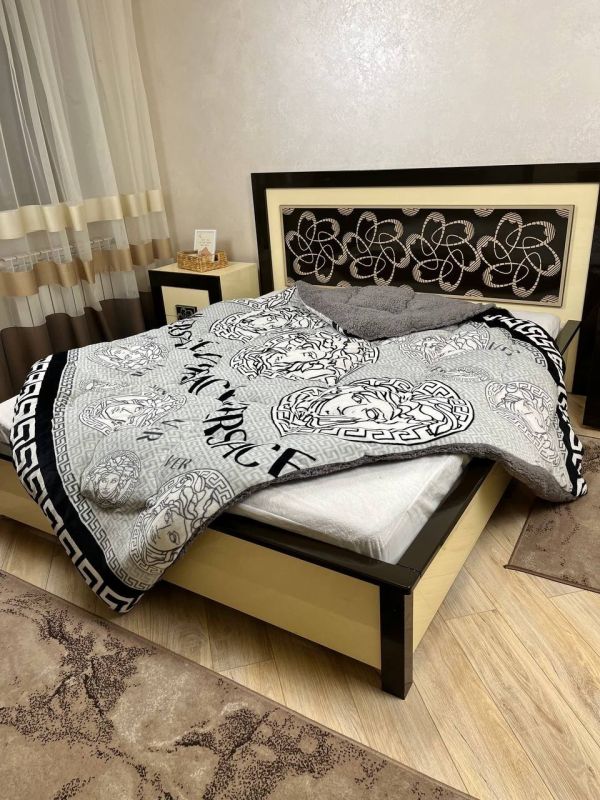 Ковдра-покривало фліс + вовна DR-06