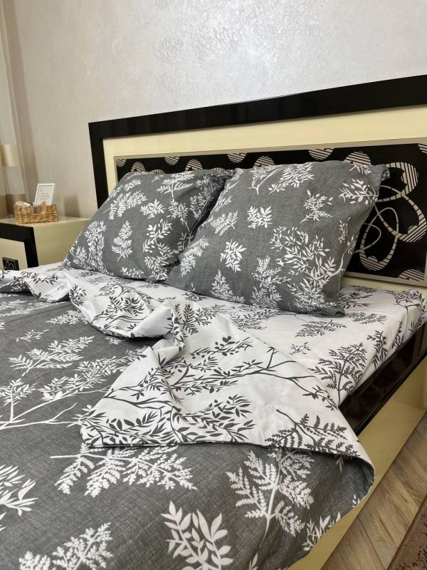 Комплект постільної білизни двоспальний Премиум 100-03 Бязь наволочки 50*70см